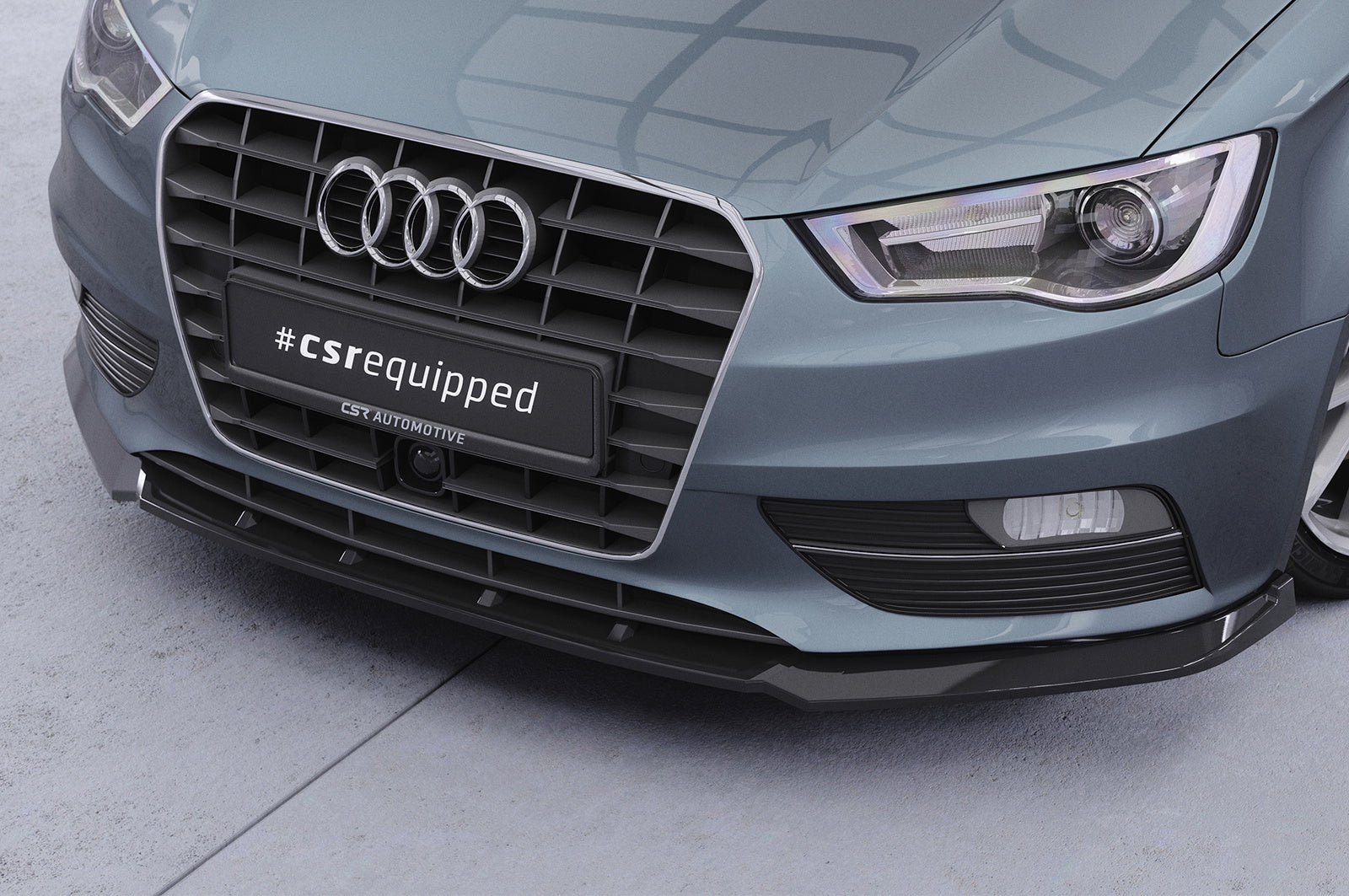 Eleron față Buză spoiler cupă cu ABE pentru Audi A3 8V CSL870
