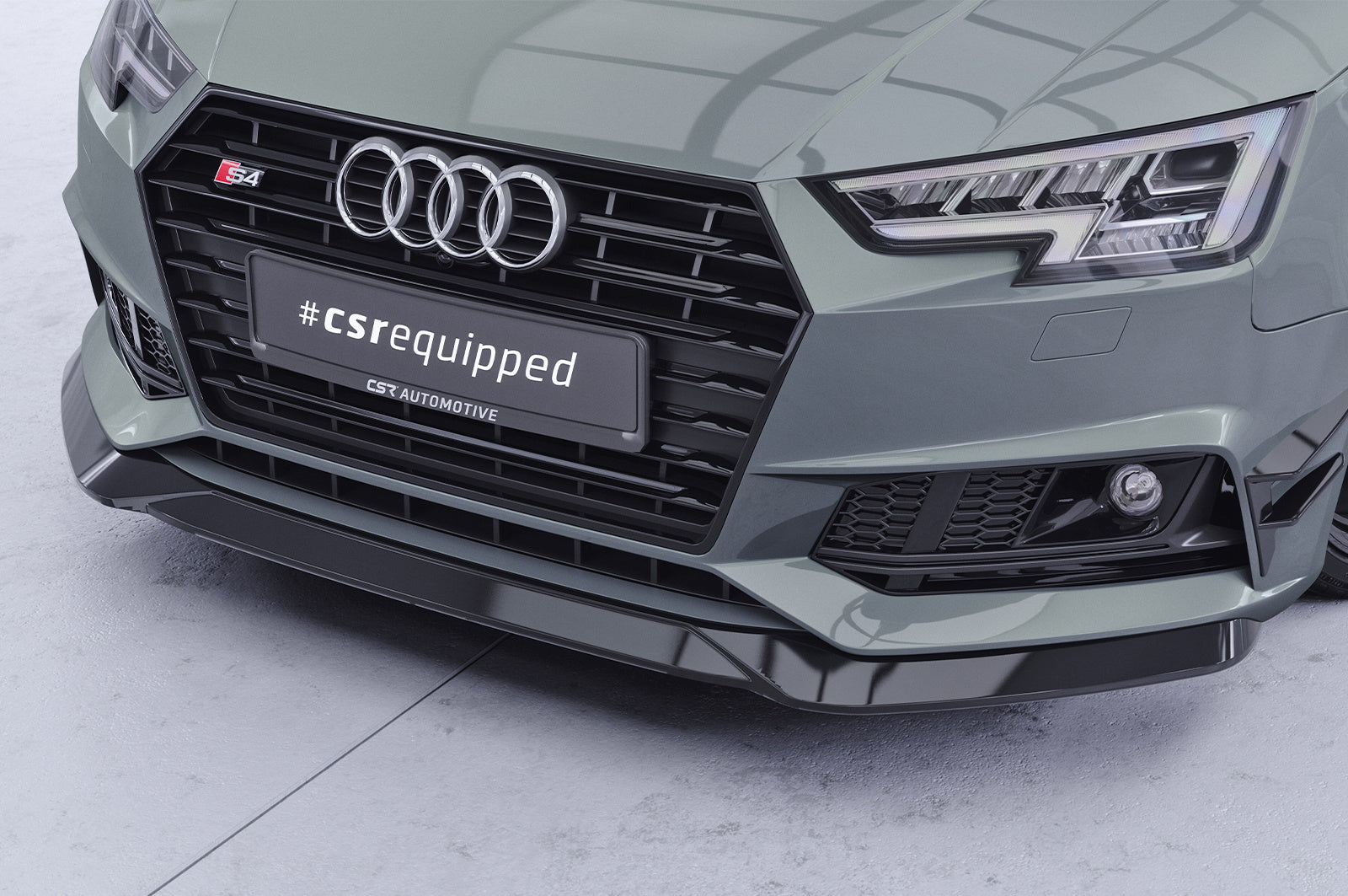 Eleron față Buză spoiler cupe cu ABE pentru Audi A4 B9 8W S-Line / S4 B9 8W CSL376