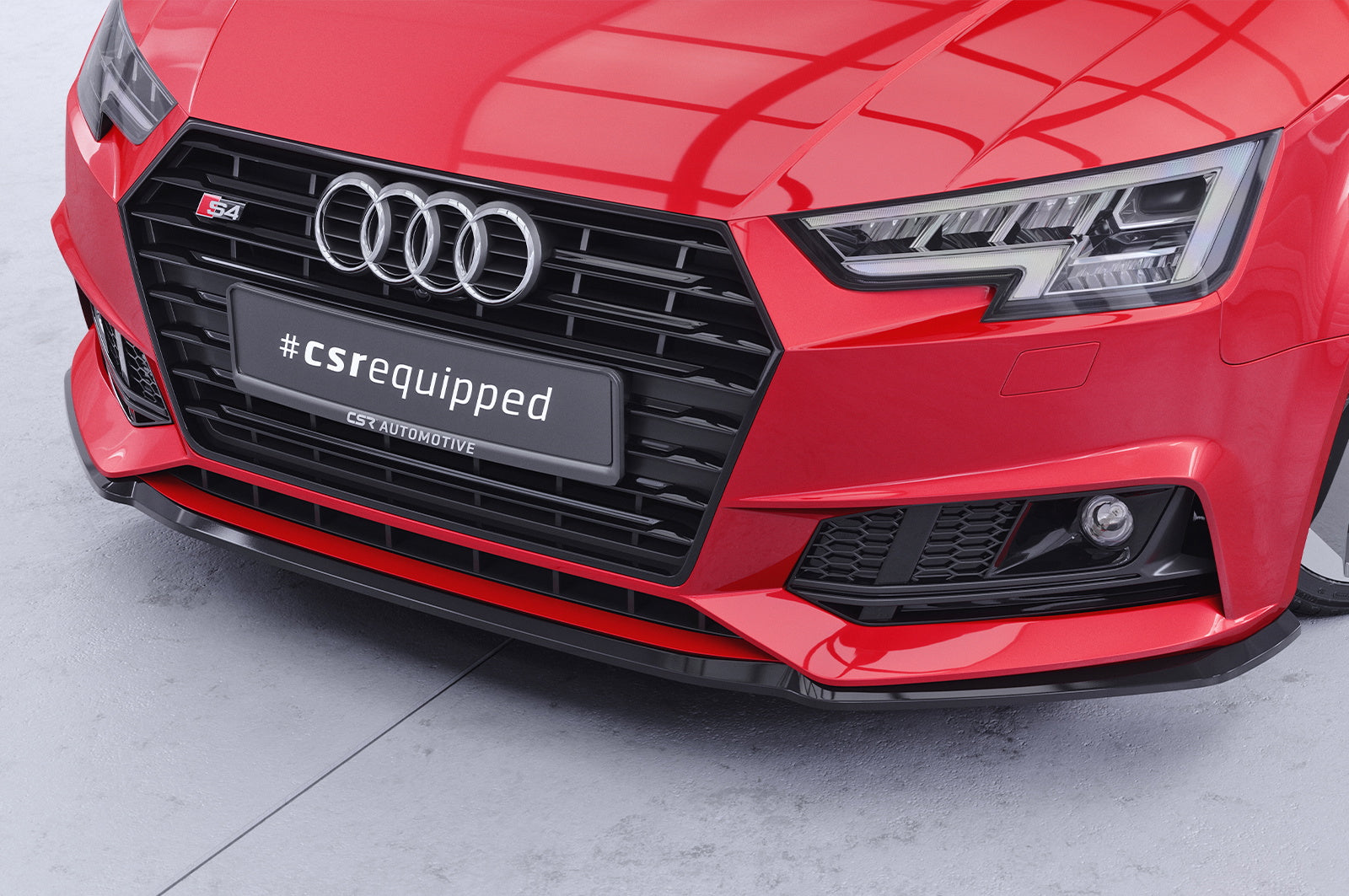 Eleron față Buză spoiler cupe cu ABE pentru Audi A4 B9 8W S-Line / S4 B9 8W CSL377