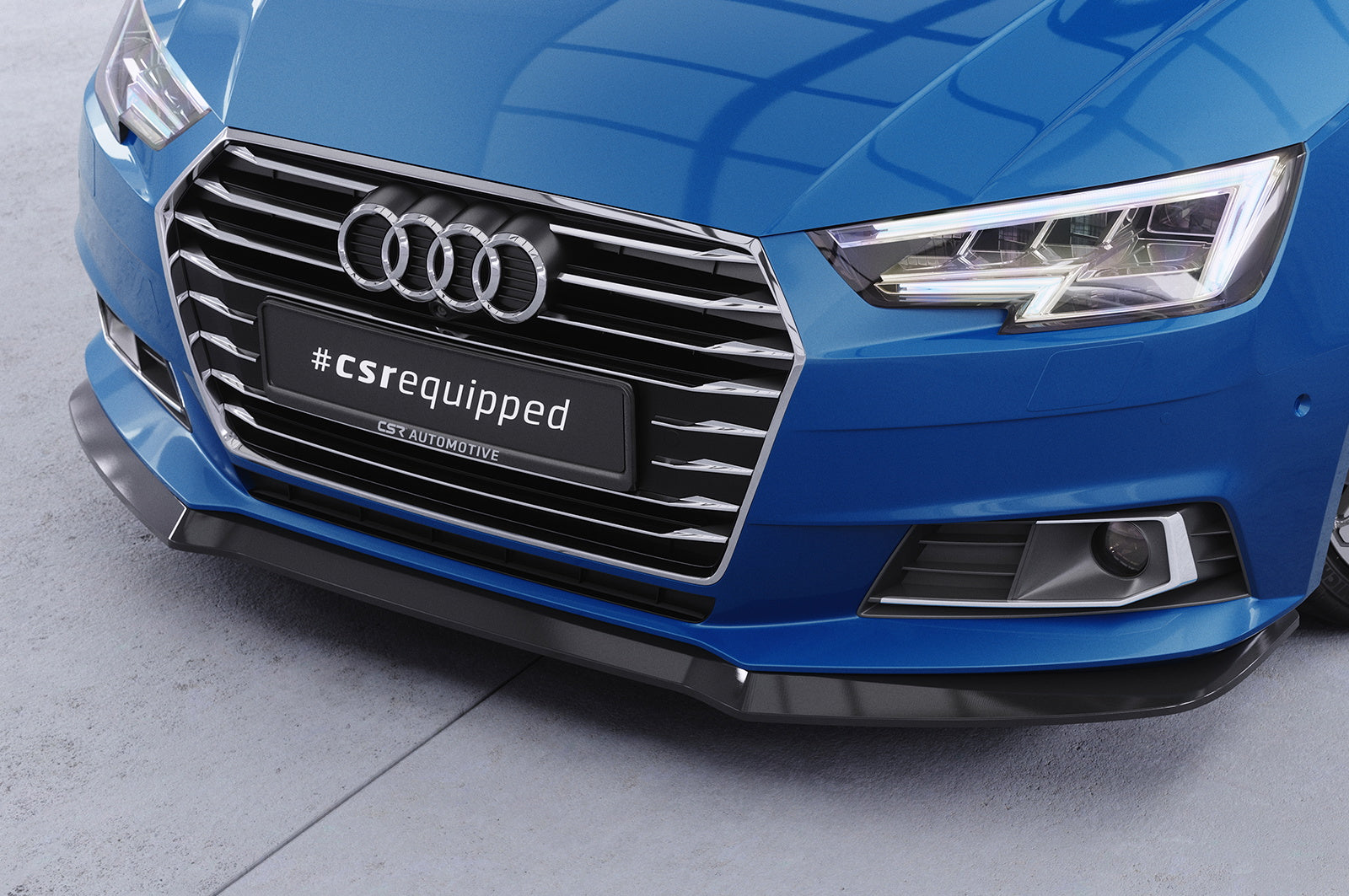 Eleron față Buză spoiler cupe cu ABE pentru Audi A4 B9 (Tip 8W) CSL388