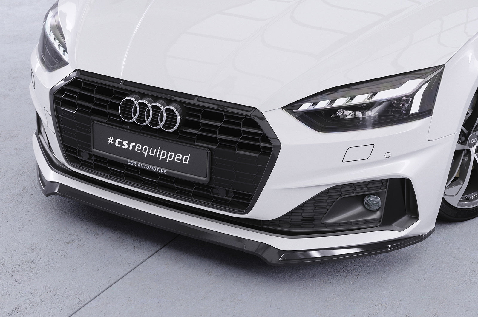 Eleron față Buză spoiler cupe cu ABE pentru Audi A5 F5 Basic / Advanced CSL562