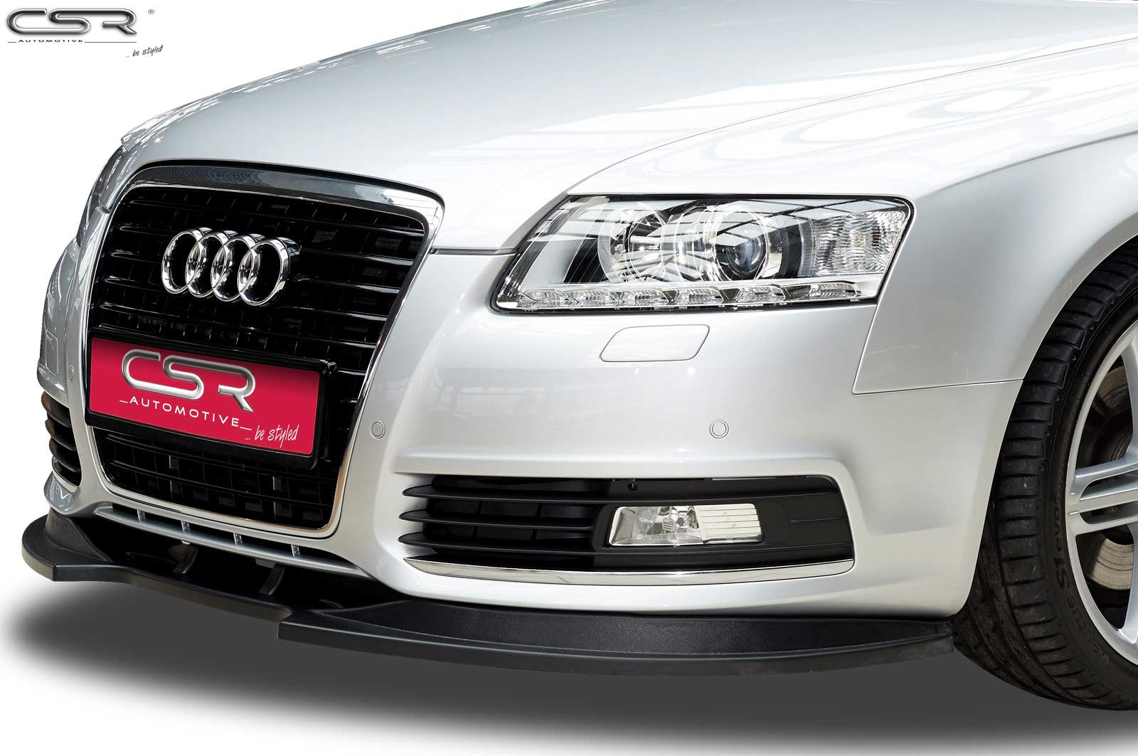 Eleron față Buză spoiler cupă cu ABE pentru Audi A6 4F S-Line CSL106