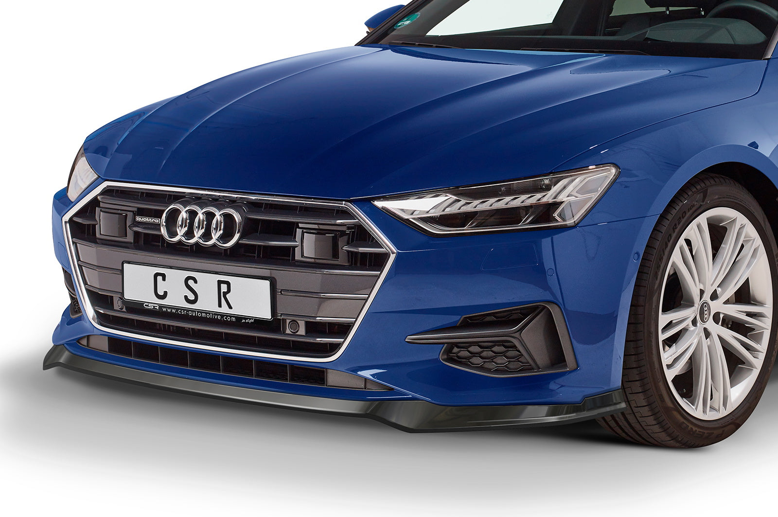 Eleron față Buză spoiler cupe cu ABE pentru Audi A7 C8 (Tip 4K) CSL563