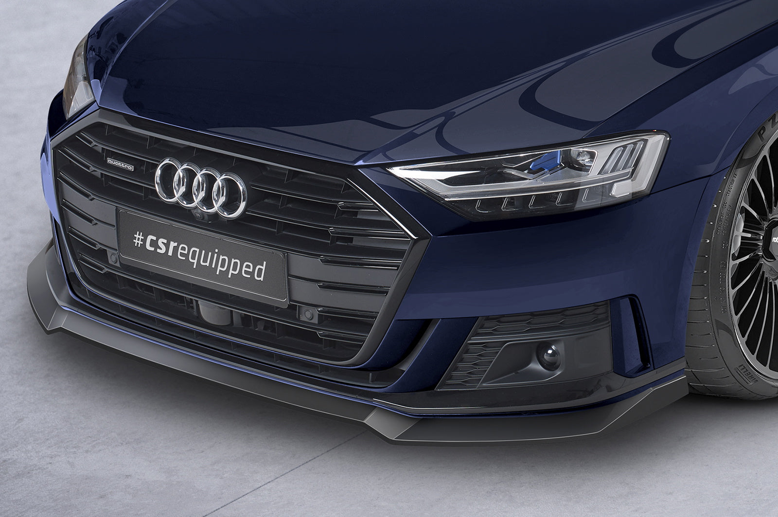Eleron față Buză spoiler cupe cu ABE pentru Audi A8 D5 S-Line CSL656