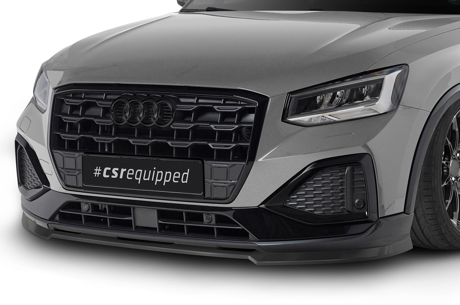 Eleron față Buză spoiler cupe cu ABE pentru Audi Q2 (GA) CSL580