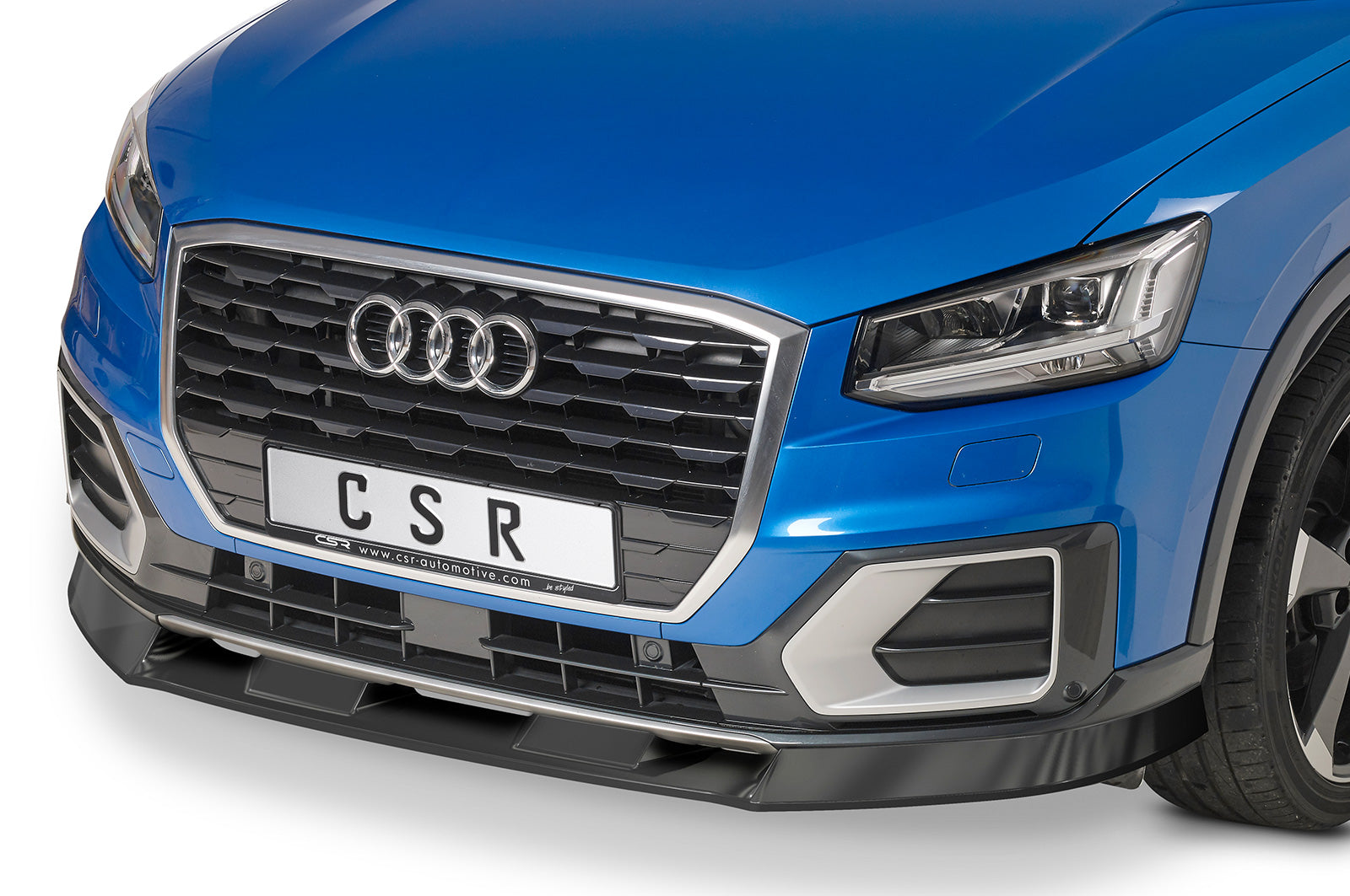 Eleron față Buză spoiler cupe cu ABE pentru Audi Q2 S-Line CSL457