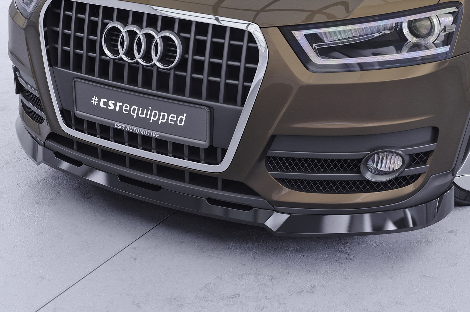 Eleron față Buză spoiler cupe cu ABE pentru Audi Q3 (8U) CSL810