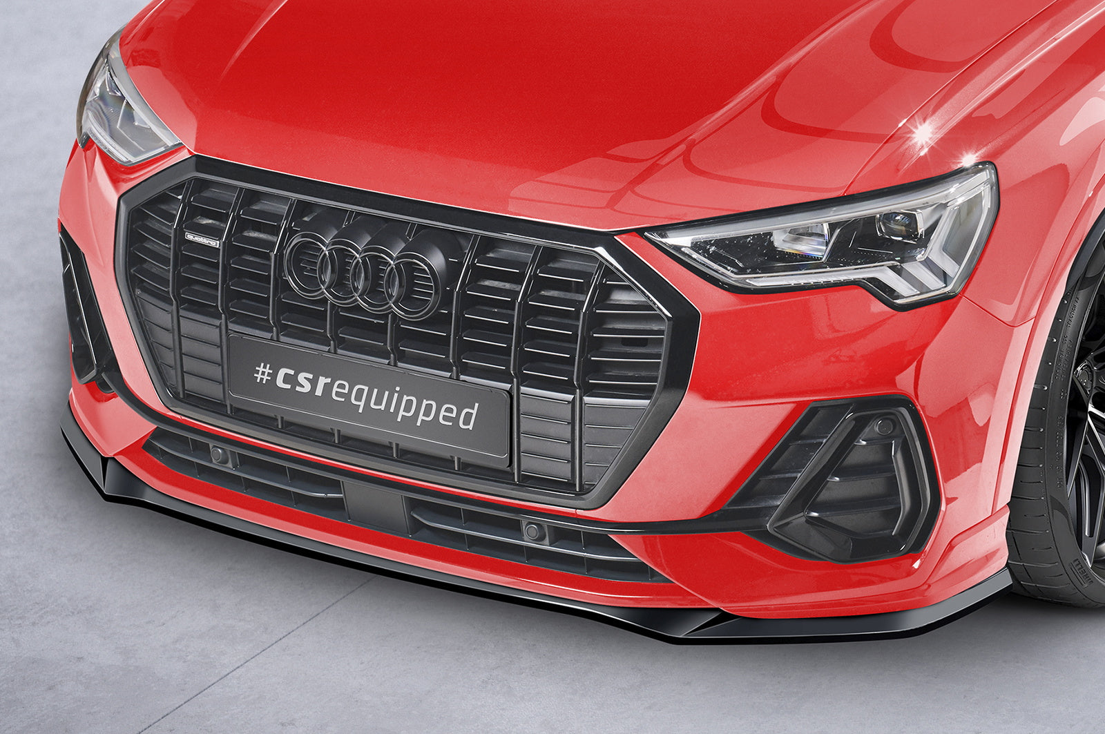 Eleron față Buză spoiler cupe cu ABE pentru Audi Q3 (F3) S-Line CSL665