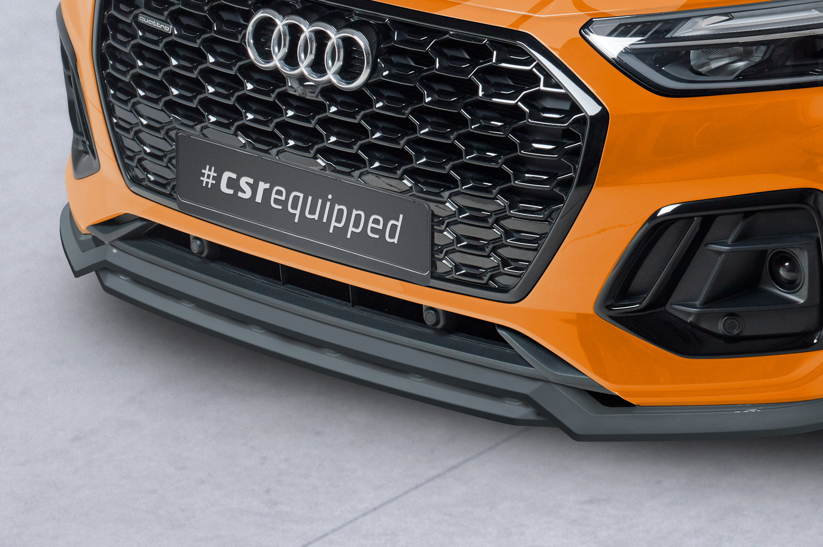 Eleron față Buză spoiler tip cupă cu ABE pentru Audi Q5 (FY/FYT) S-Line / SQ5 (FY) CSL689