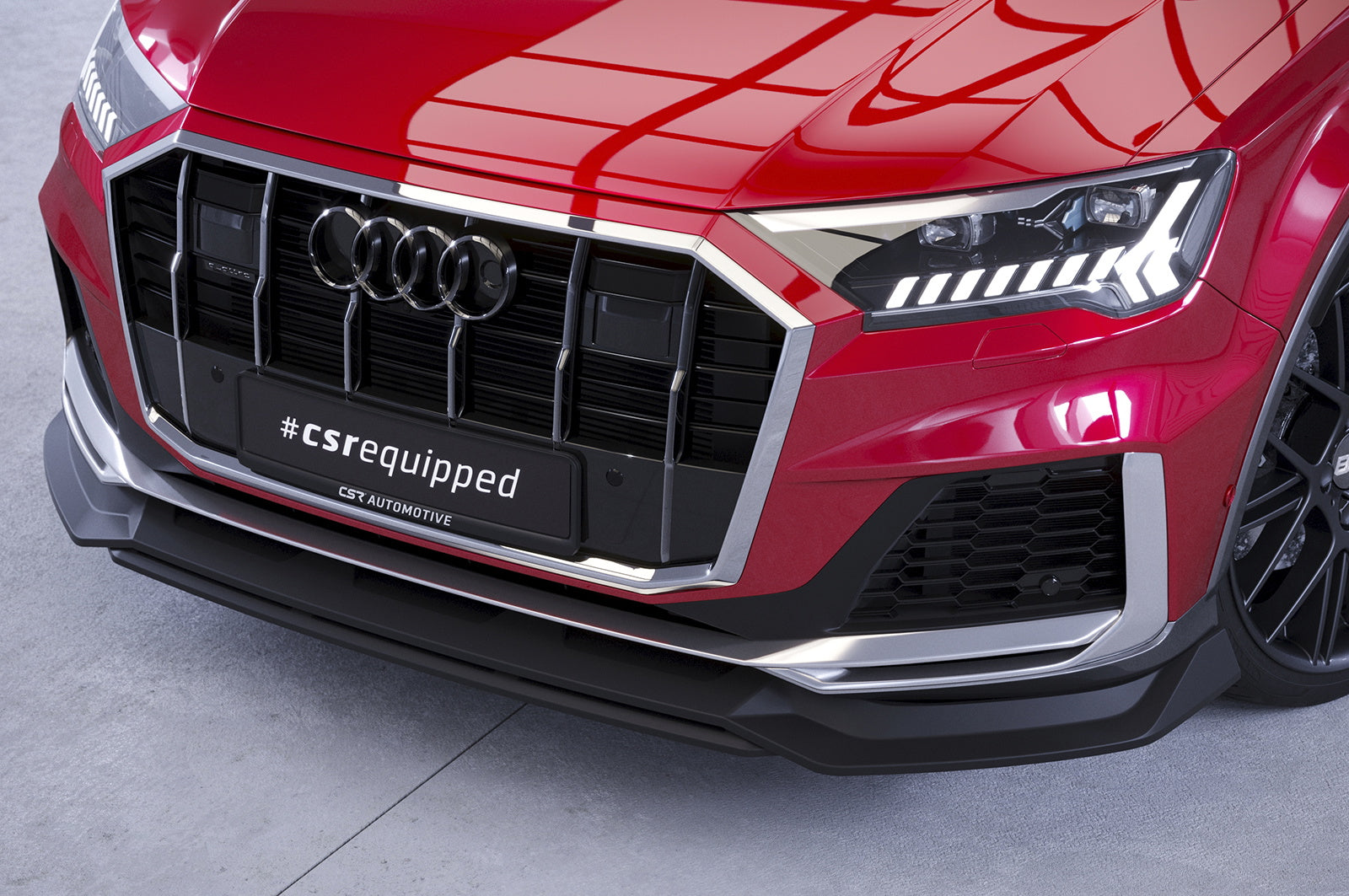 Eleron față Buză spoiler cupe cu ABE pentru Audi Q7 (4M) S-Line / SQ7 (4M) CSL744
