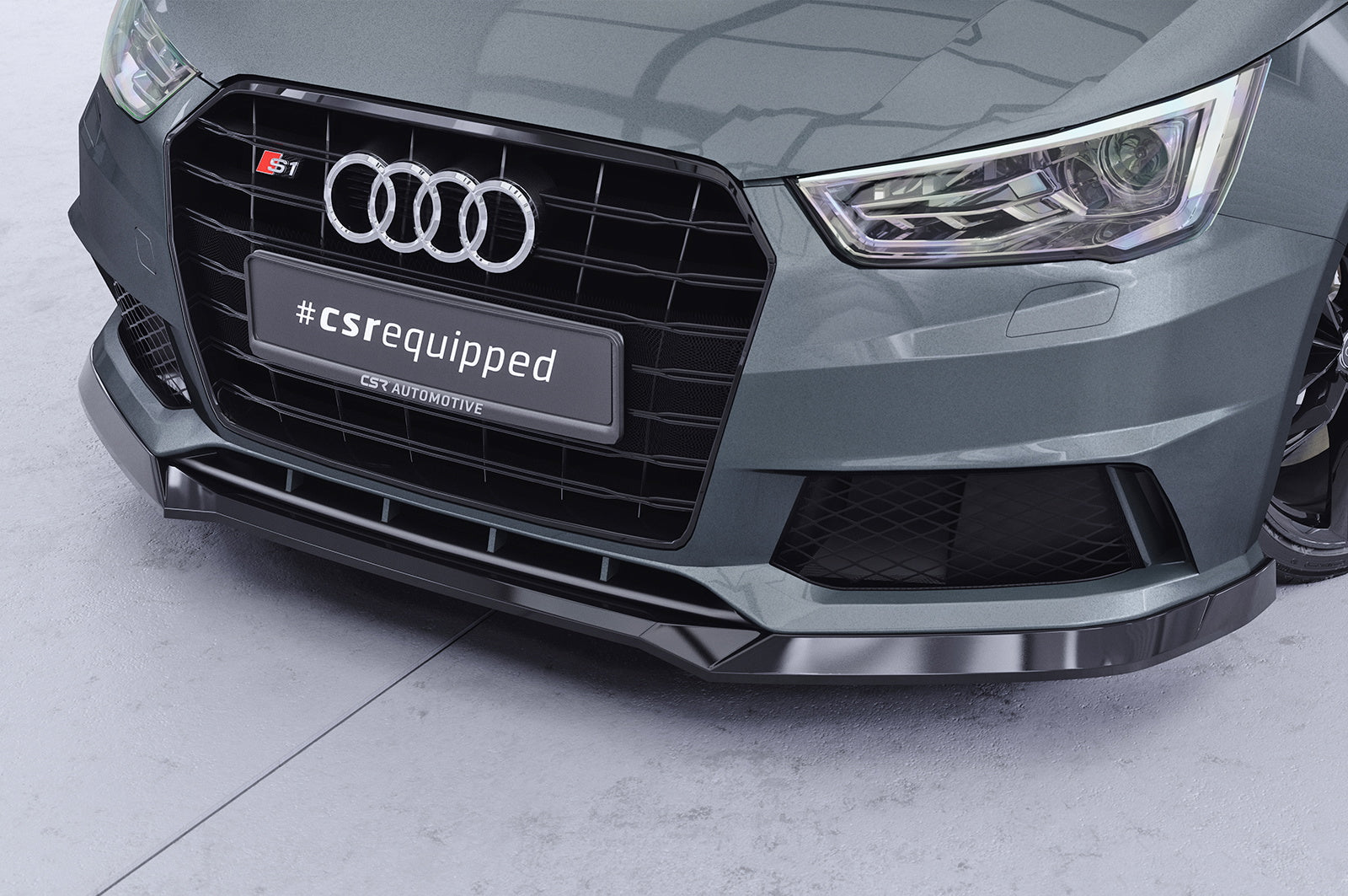 Eleron față Buză spoiler cupă cu ABE pentru Audi S1 8X CSL819