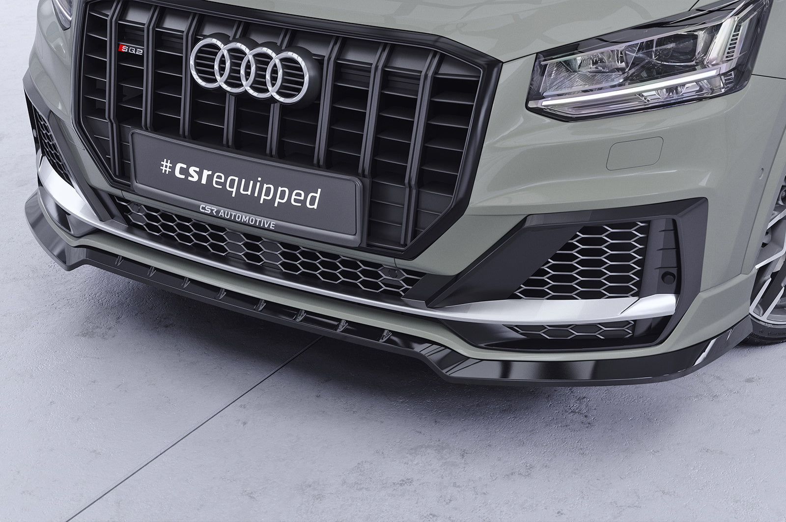 Eleron față Buză spoiler cupe cu ABE pentru Audi SQ2 (GA) CSL839