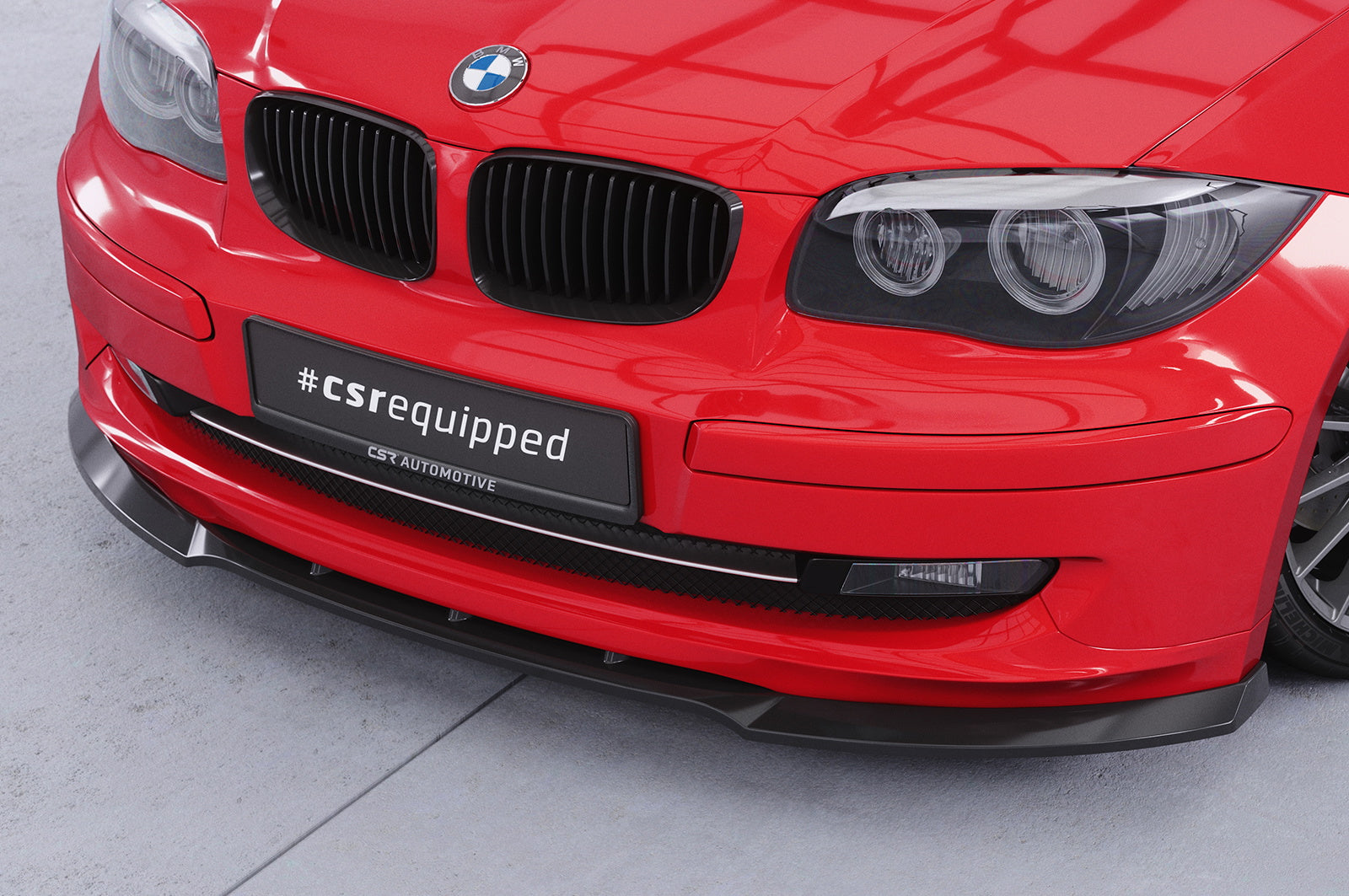 Eleron față Buză spoiler cupe cu ABE pentru BMW Seria 1 E81 / E87 CSL841