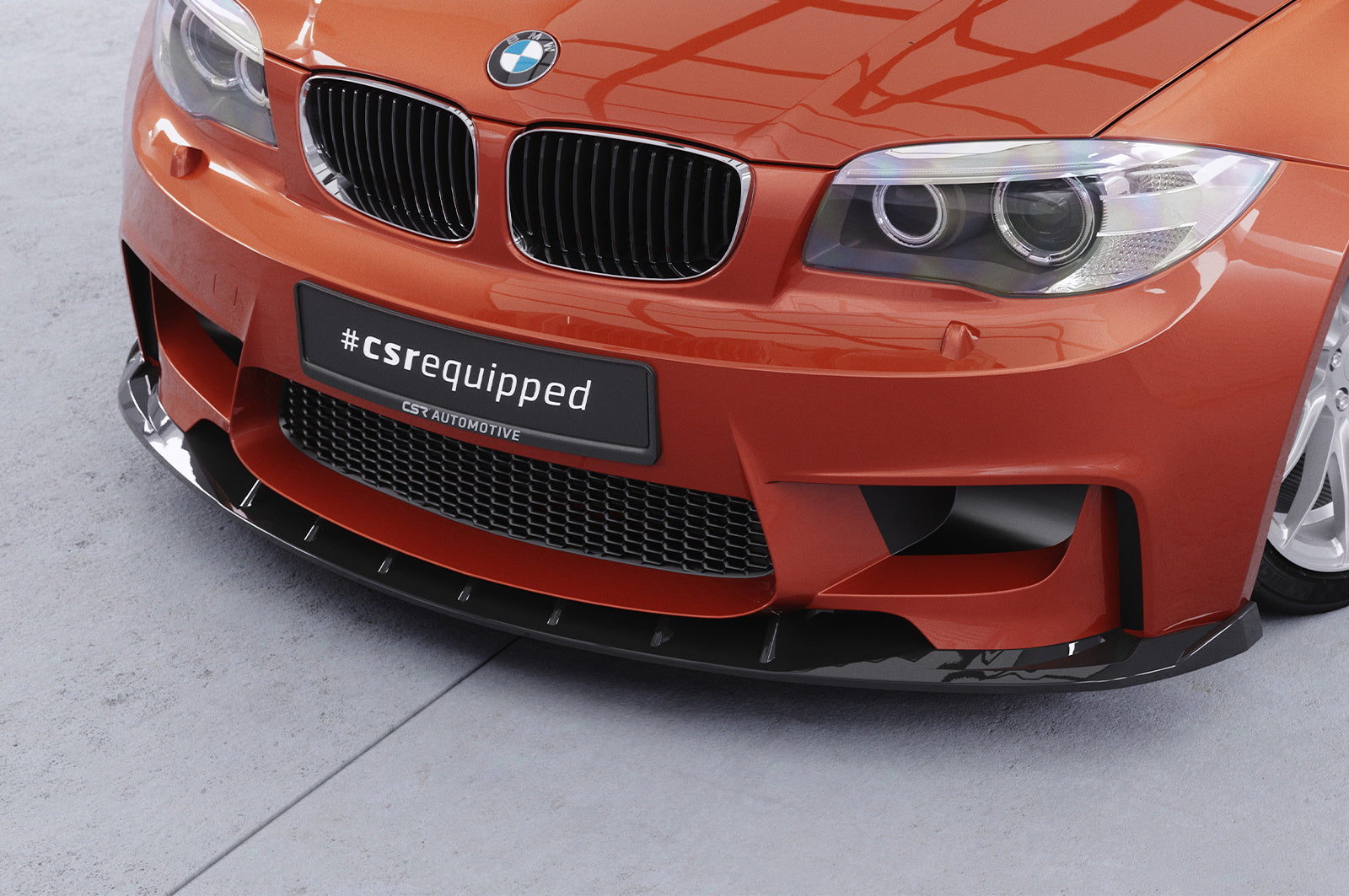 Eleron față Buză spoiler cupe cu ABE pentru BMW Seria 1 E82 M Coupe CSL471