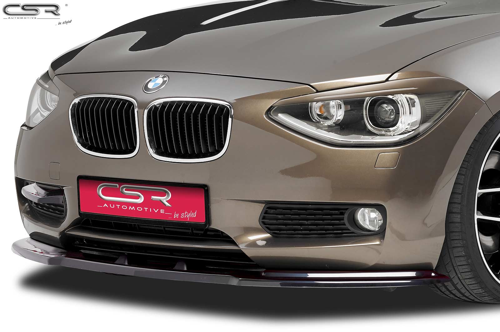 Eleron față Buză spoiler cupe cu ABE pentru BMW Seria 1 F20/F21 CSL199