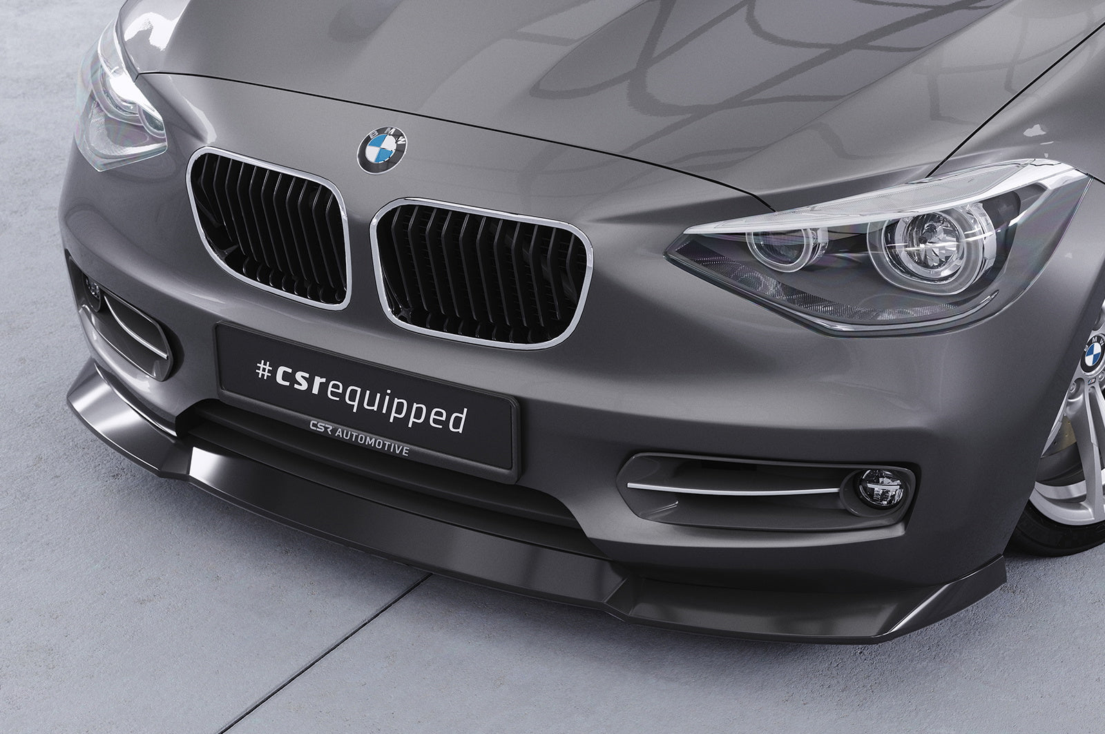 Eleron față Buză spoiler cupe cu ABE pentru BMW Seria 1 F20 / F21 CSL450