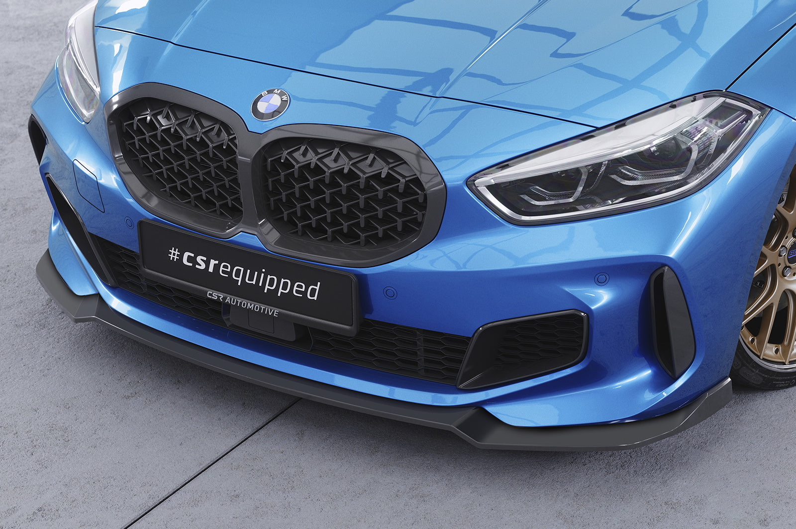 Eleron față Buză spoiler tip cupă cu ABE pentru BMW Seria 1 F40 Pachet M CSL621