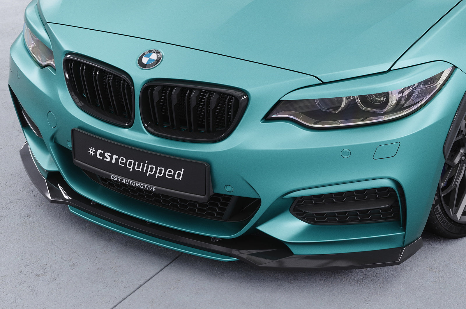 Eleron față Buză spoiler tip cupă cu ABE pentru BMW Seria 2 (F22/F23) Pachet M CSL514