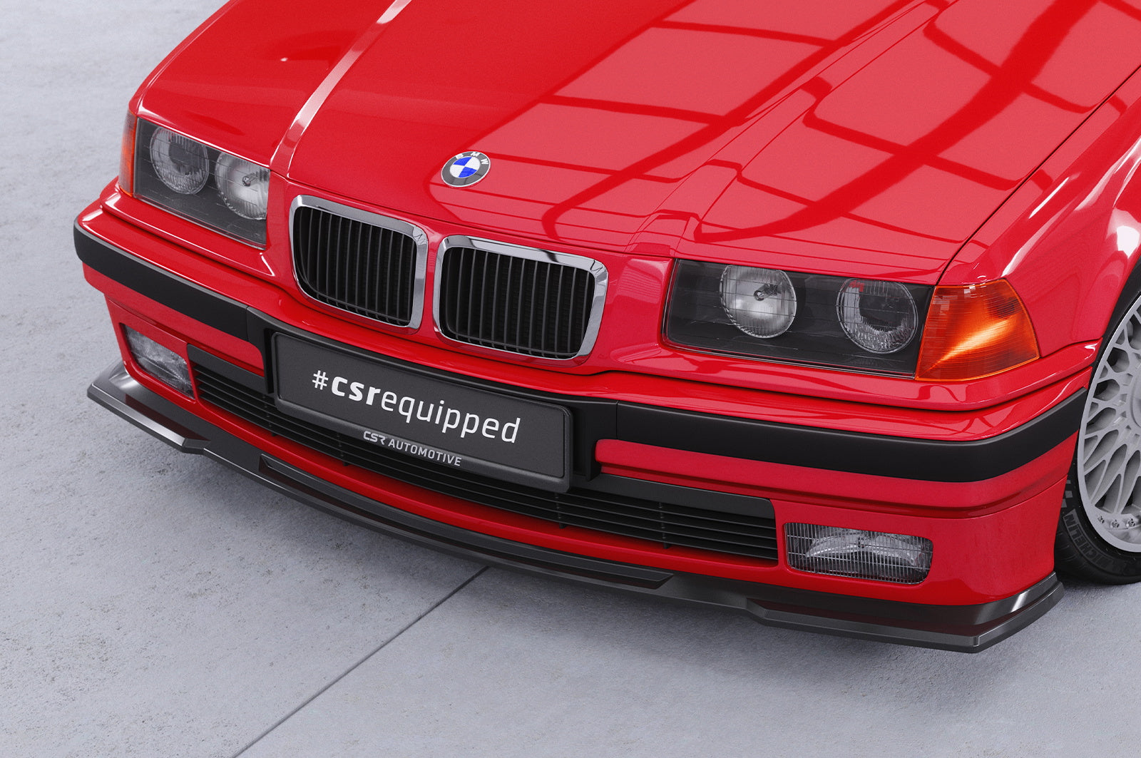 Eleron față Buză spoiler cupe cu ABE pentru BMW Seria 3 E36 Compact CSL818