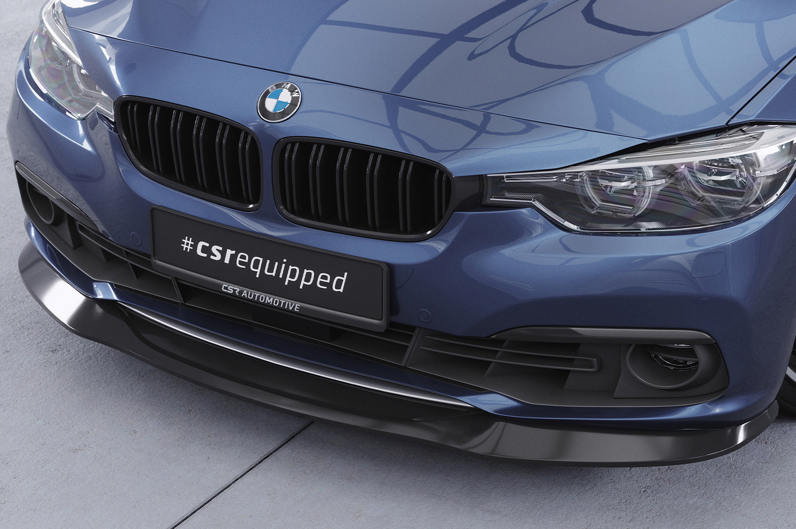 Eleron față Buză spoiler cupe cu ABE pentru BMW Seria 3 F30/F31 CSL366