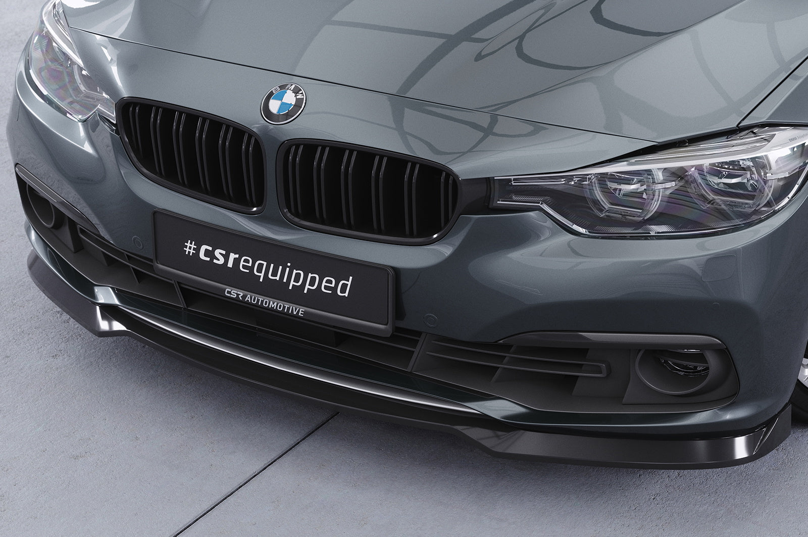 Eleron față Buză spoiler cupe cu ABE pentru BMW Seria 3 F30/F31 LCI CSL604