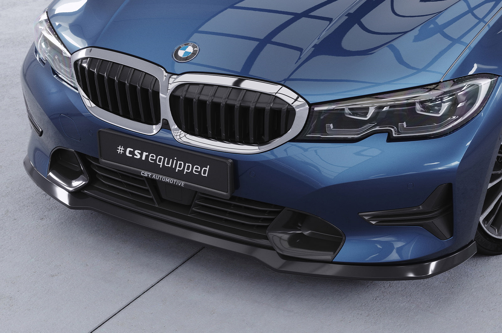 Eleron față Buză spoiler tip cupă cu ABE pentru BMW Seria 3 (G20/G21) Sedan și Touring CSL534