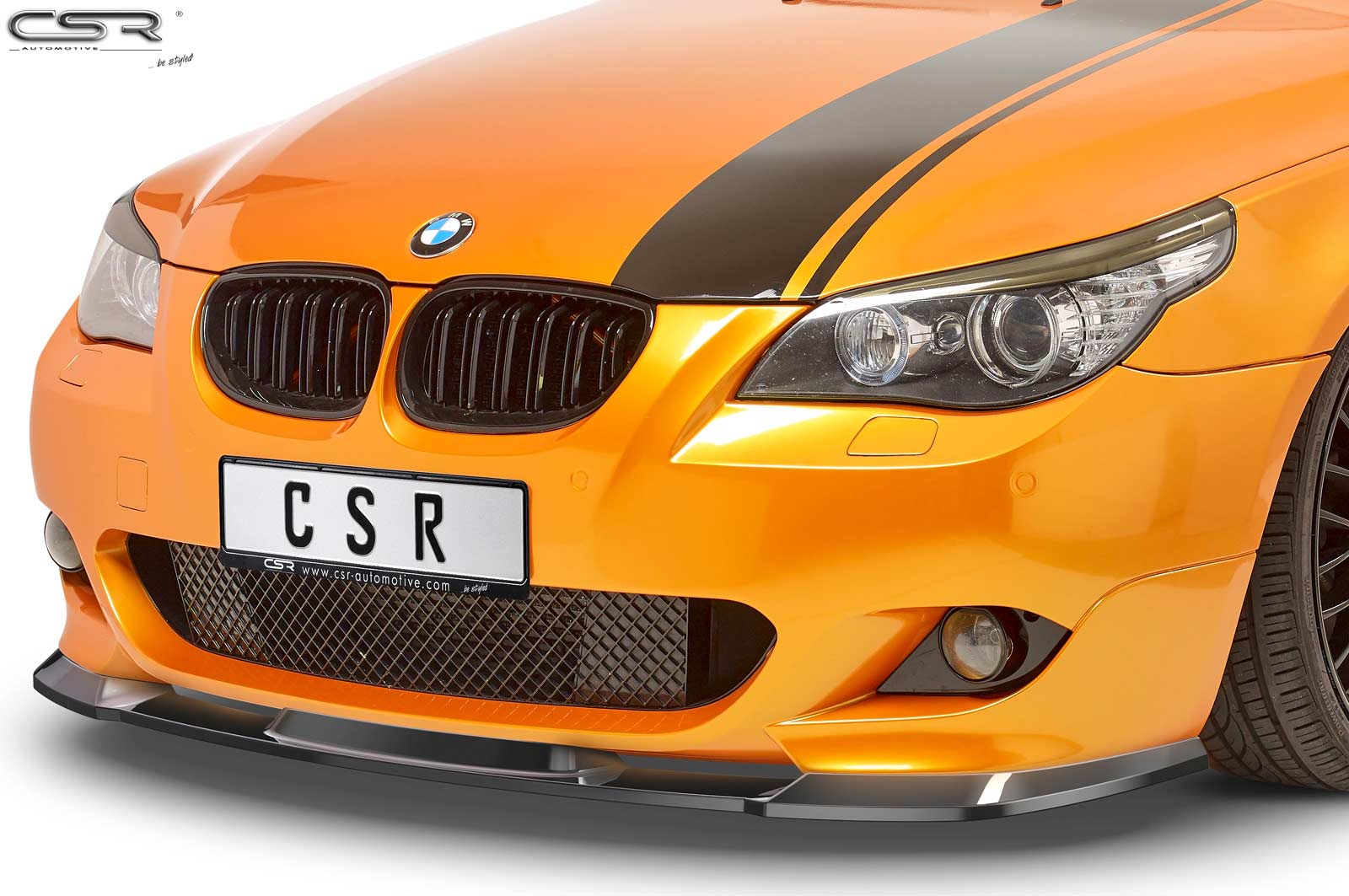 Eleron față Buză spoiler tip cupă cu ABE pentru BMW Seria 5 E60/E61 Pachet M CSR-CSL455