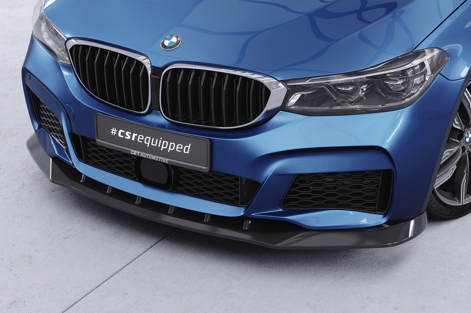 Eleron față Buză spoiler cupă cu ABE pentru BMW Seria 6 G32 CSL893