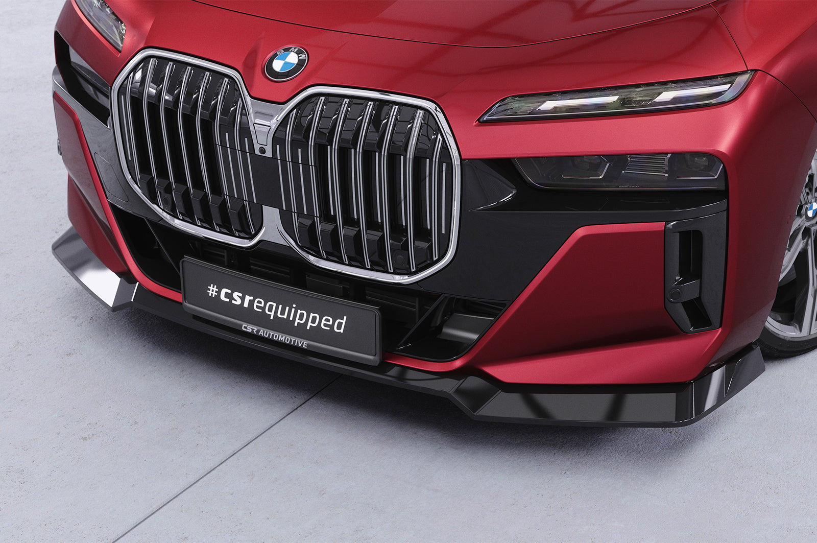 Eleron față Buză spoiler cupe cu ABE pentru BMW Seria 7 G70 / i7 G70 CSL861