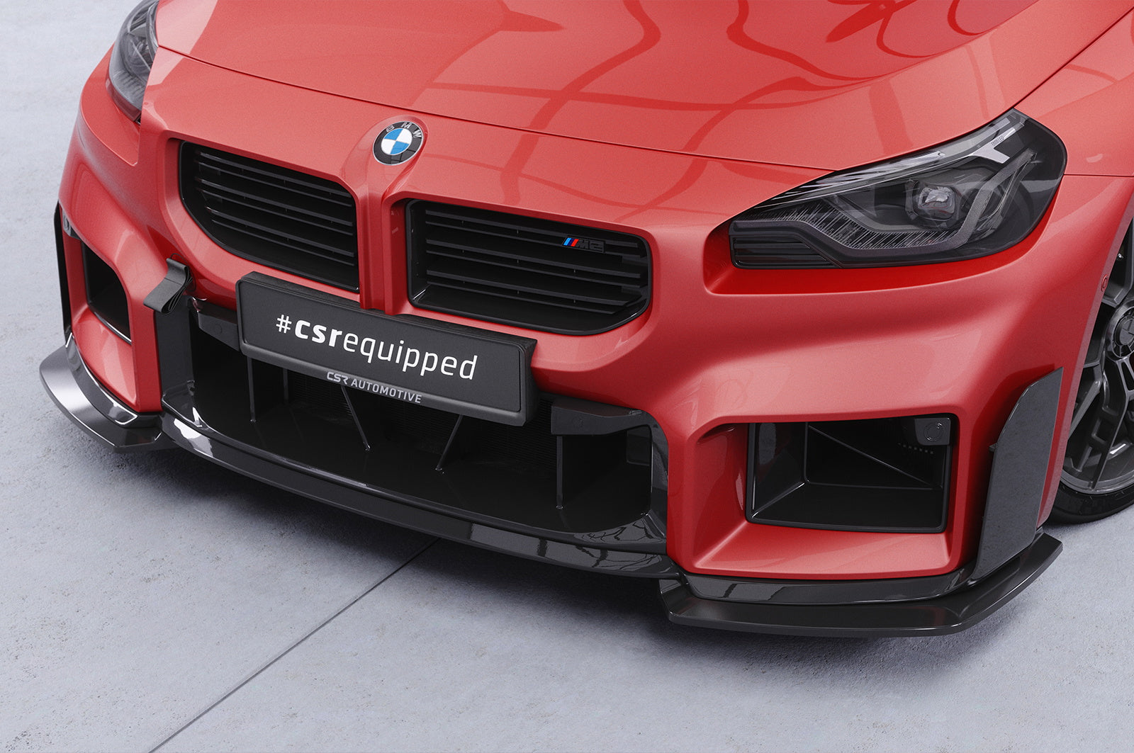 Eleron față Buză spoiler cupe cu ABE pentru BMW M2 G87 CSL894