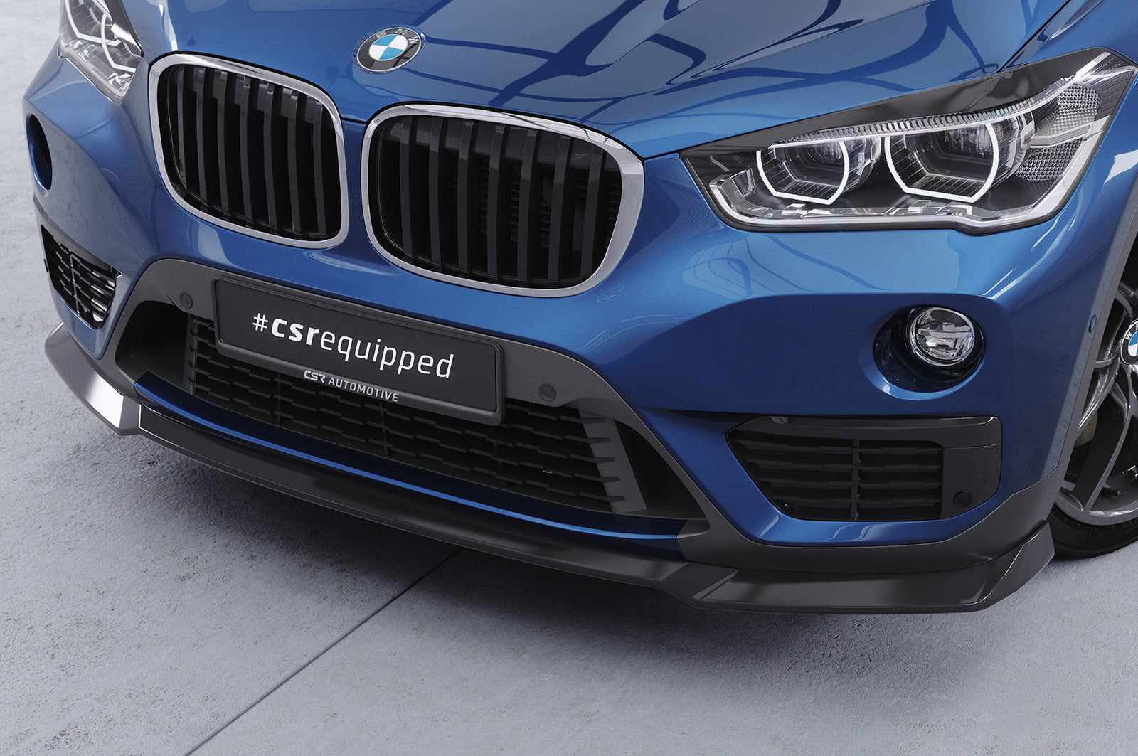 Eleron față Buză spoiler cupe cu ABE pentru BMW X1 (F48) CSL659