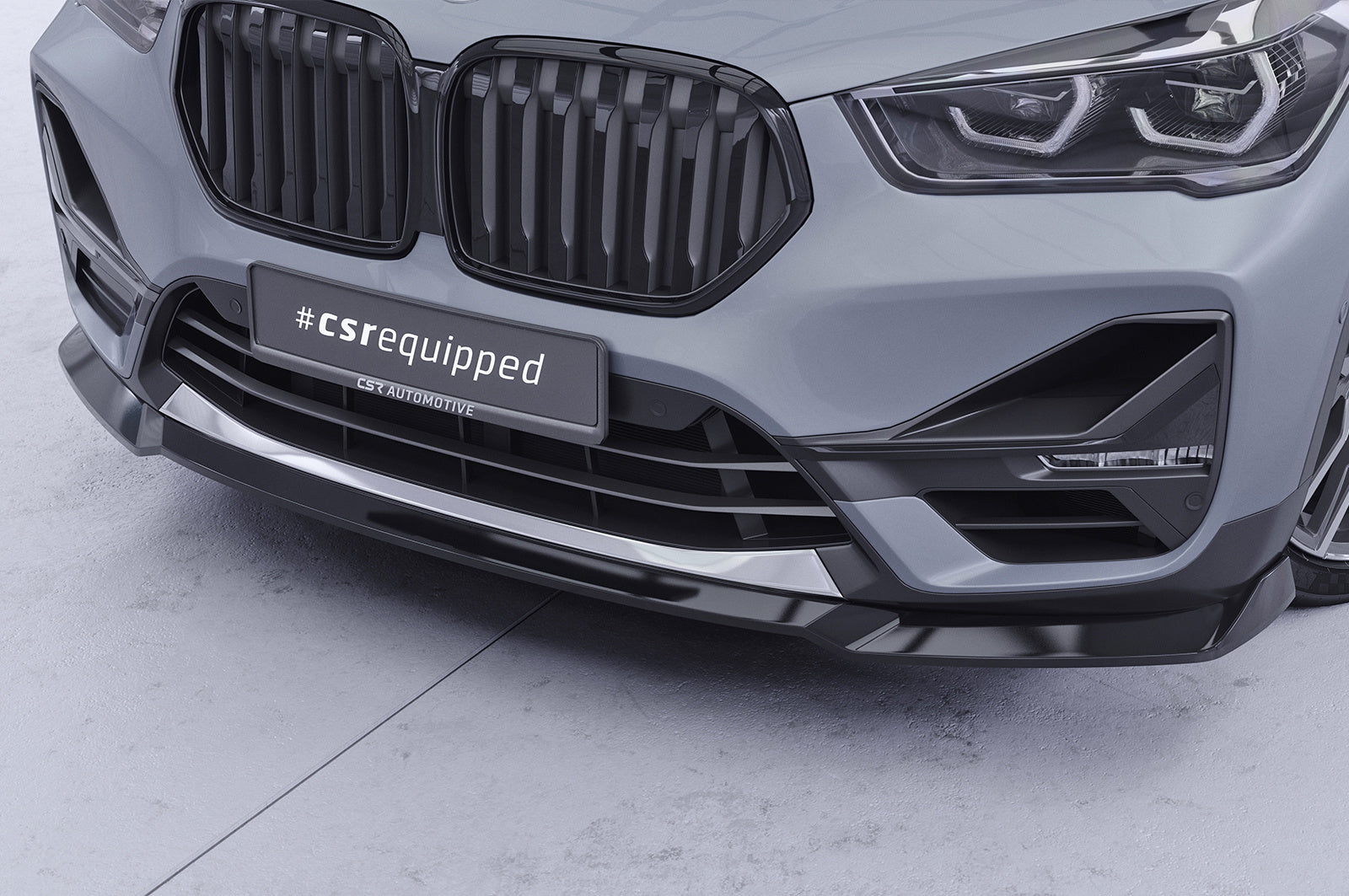 Eleron față Buză spoiler cupe cu ABE pentru BMW X1 (F48) CSL662