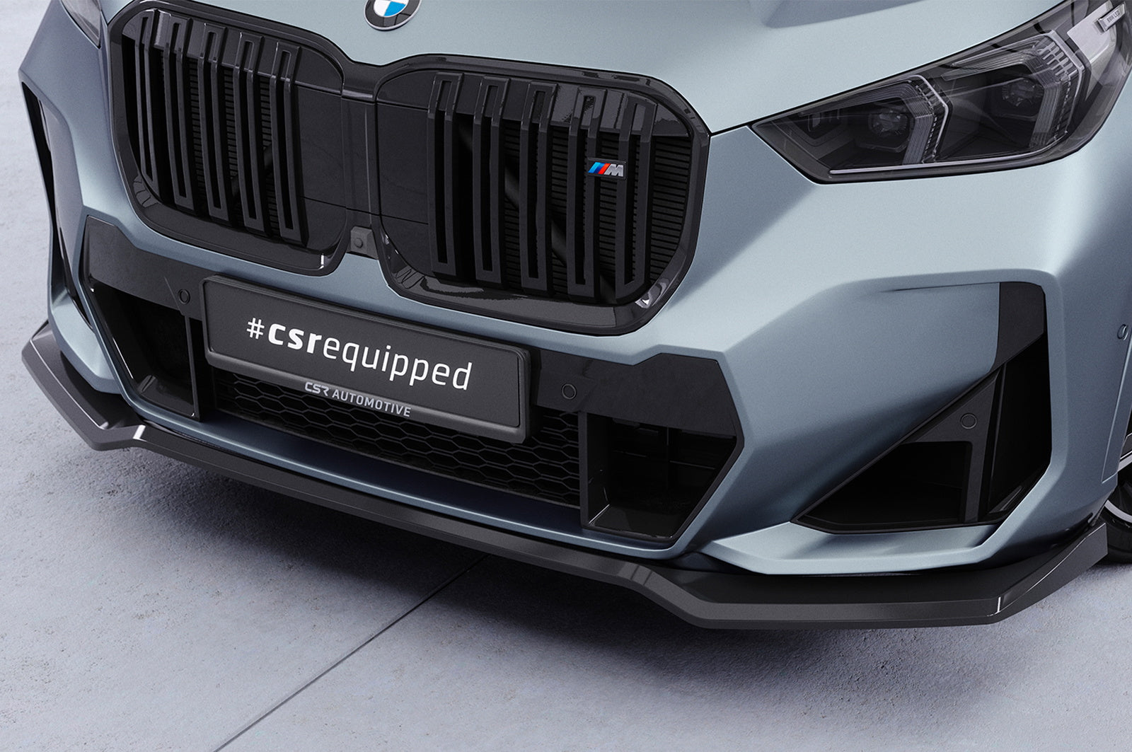 Eleron față Buză spoiler cupe cu ABE pentru BMW X1 U11 Pachet M CSL777