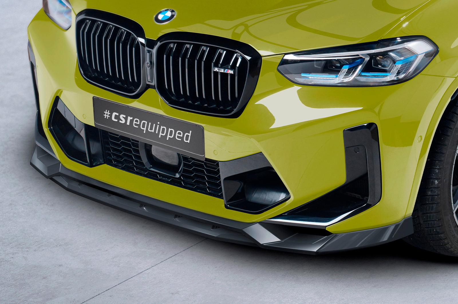 Eleron față Buză spoiler cupe cu ABE pentru BMW X3 (F97) CSL674