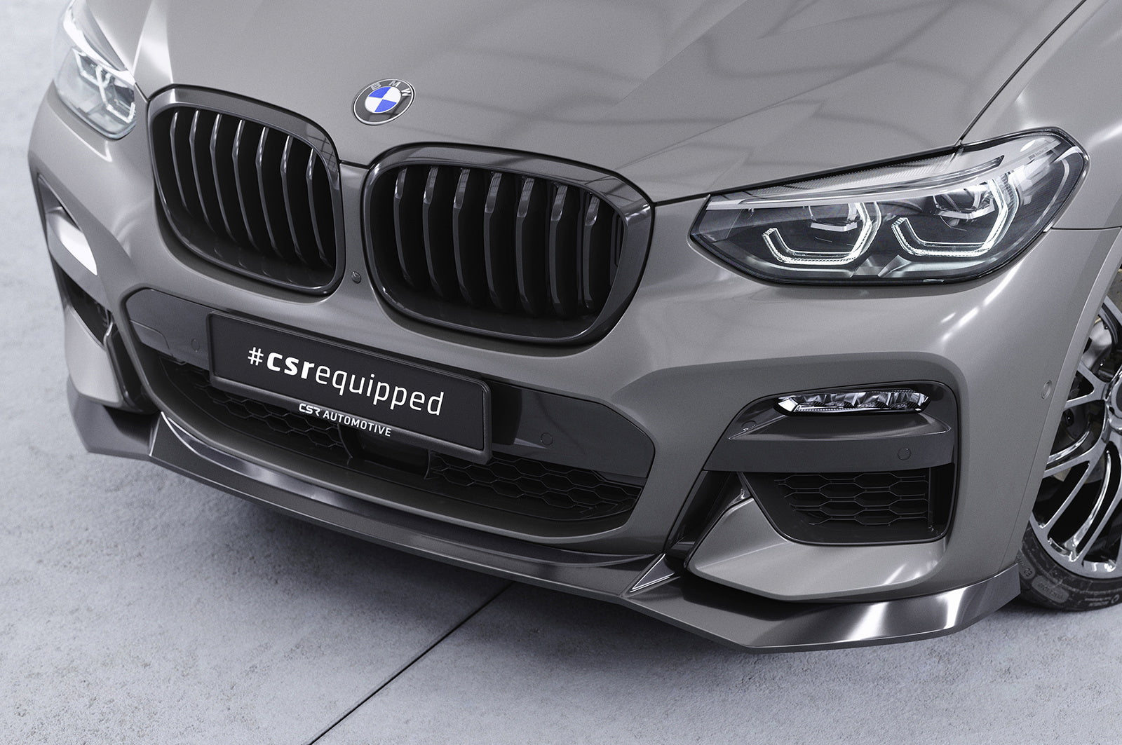 Eleron față Buză spoiler cupe cu ABE pentru BMW X3 G01 / X4 G02 Pachet M CSL642