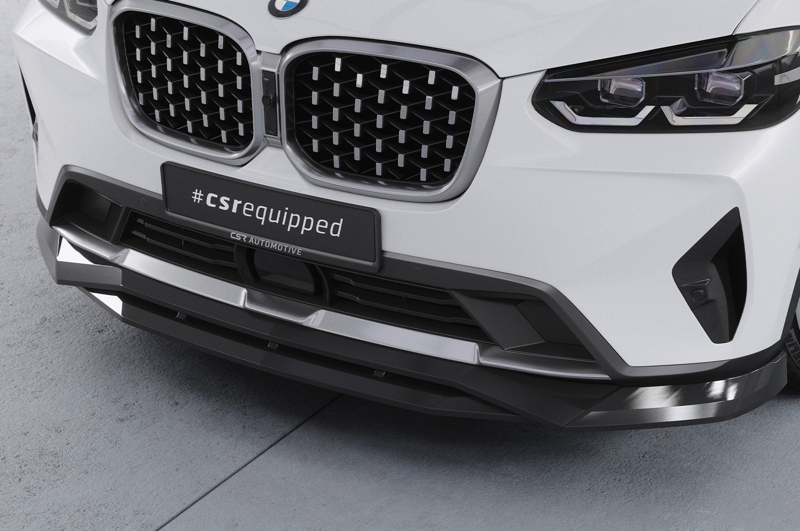 Eleron față Buză spoiler cupe cu ABE pentru BMW X4 (G02) CSL670