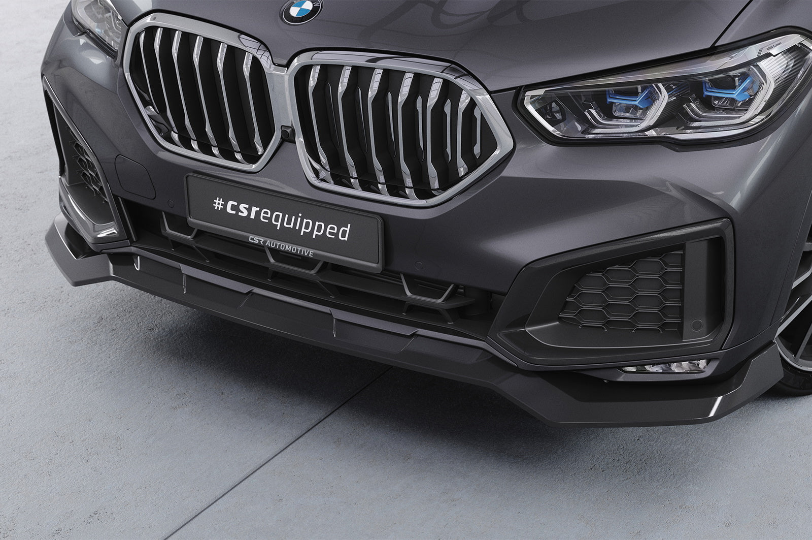 Eleron față Buză spoiler cupe cu ABE pentru BMW X6 (G06) bază CSL909