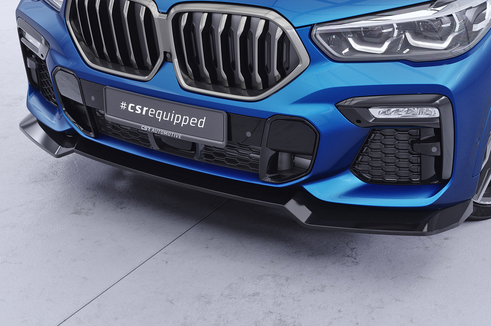 Eleron față Buză spoiler cupe cu ABE pentru BMW X6 G06 CSL982