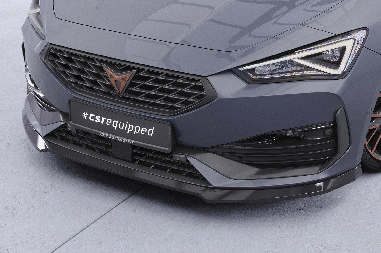 Eleron față Buză spoiler Cup cu ABE pentru Cupra Leon 4 (Tip KL) CSL544