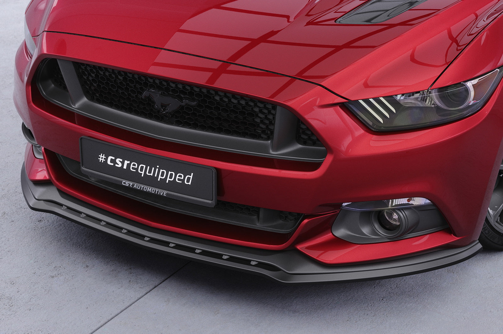 Eleron față Buză spoiler cupă cu ABE pentru Ford Mustang VI CSL448