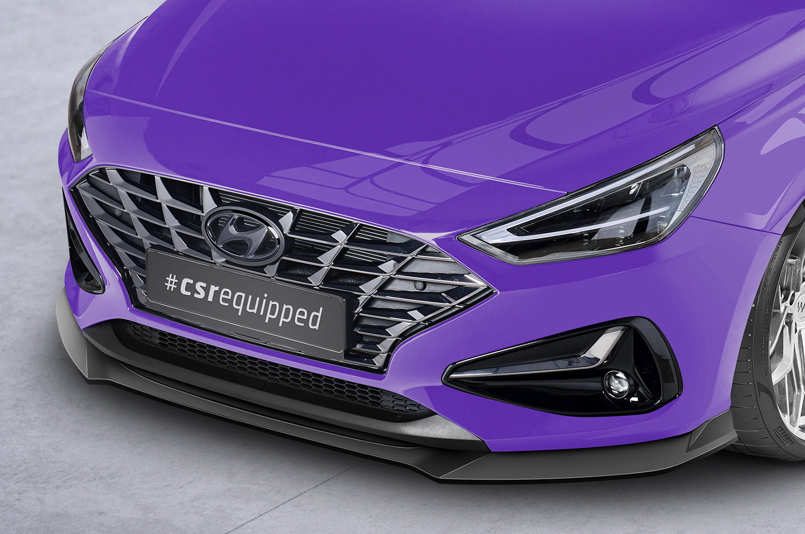 Eleron față Buză spoiler cupe cu ABE pentru Hyundai i30 (PD) CSL663
