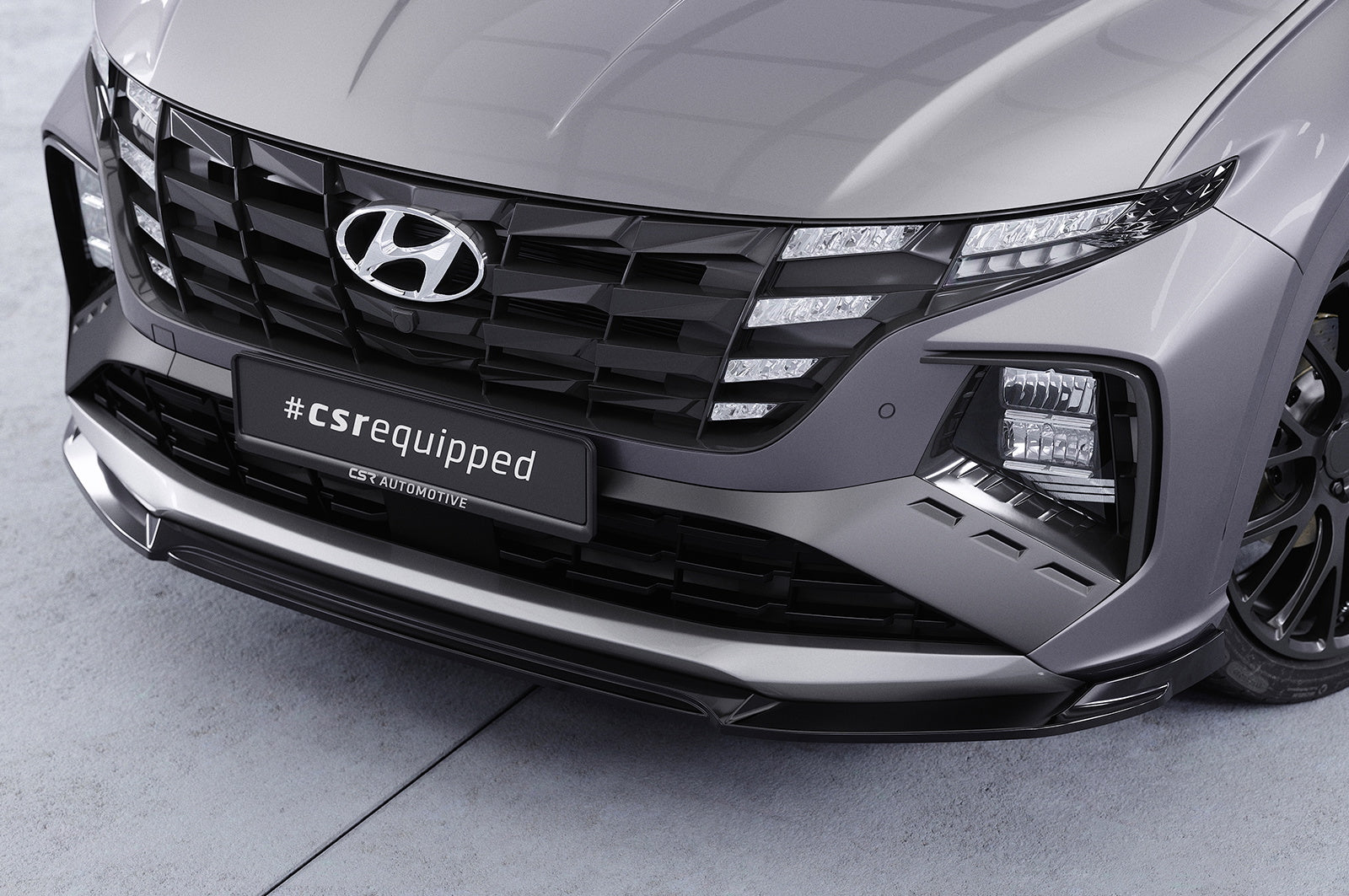 Eleron față Buză spoiler cupe cu ABE pentru Hyundai Tucson 4 (NX4) N-Line CSL795