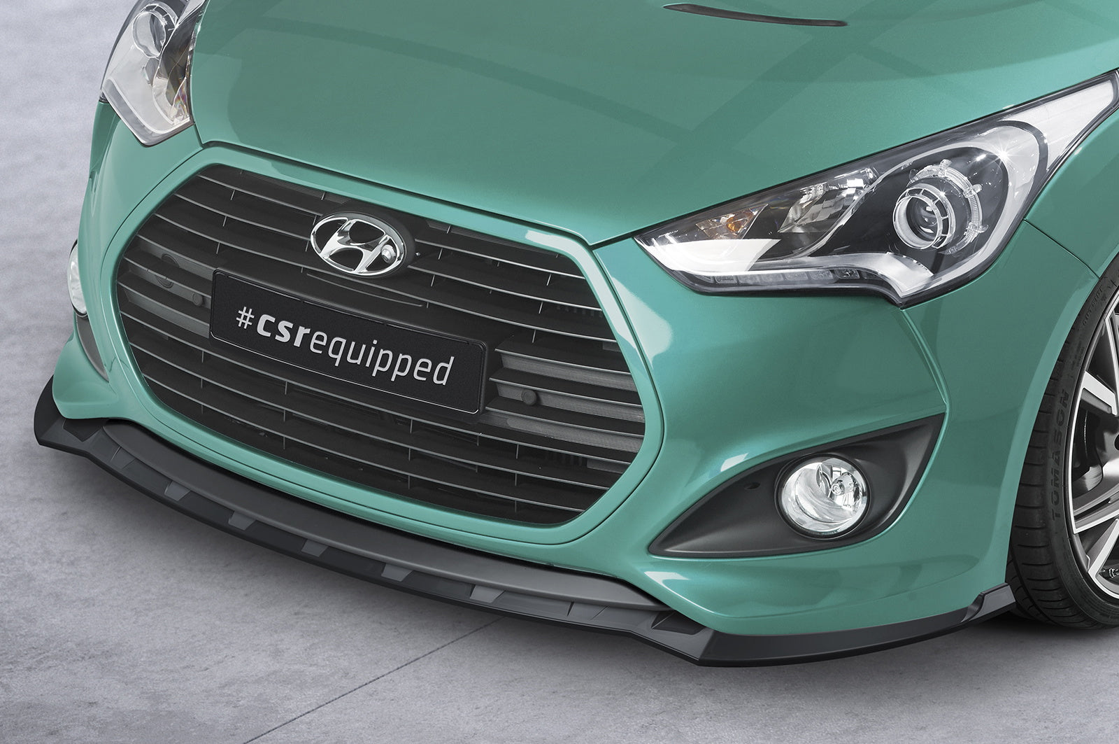 Eleron față Buză spoiler cupe cu ABE pentru Hyundai Veloster MK1 Turbo CSL719