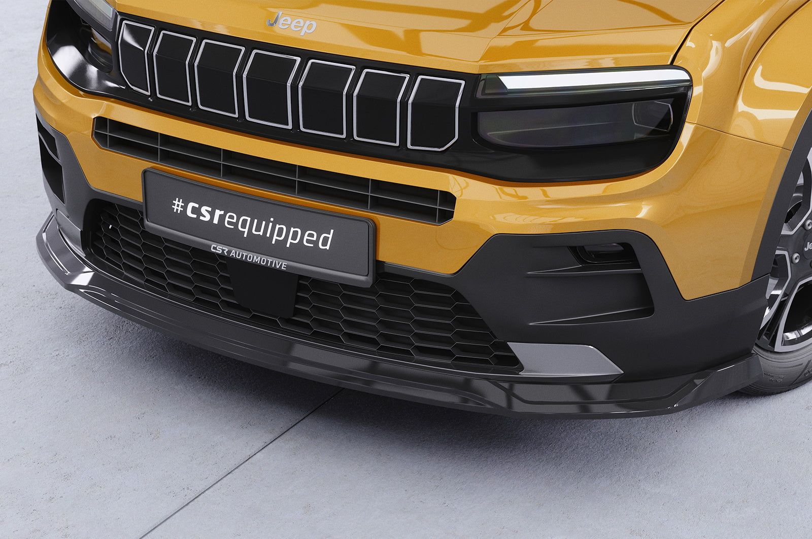 Eleron față Buză spoiler cupă cu ABE pentru Jeep Avenger CSL895