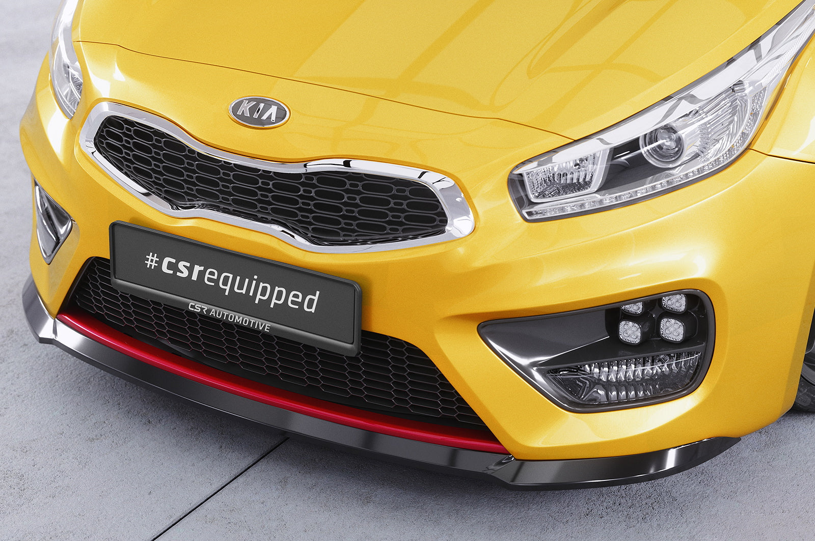 Eleron față Buză spoiler tip cupă cu ABE pentru Kia Ceed (JD) GT/ Pro Ceed (JD) GT CSL743