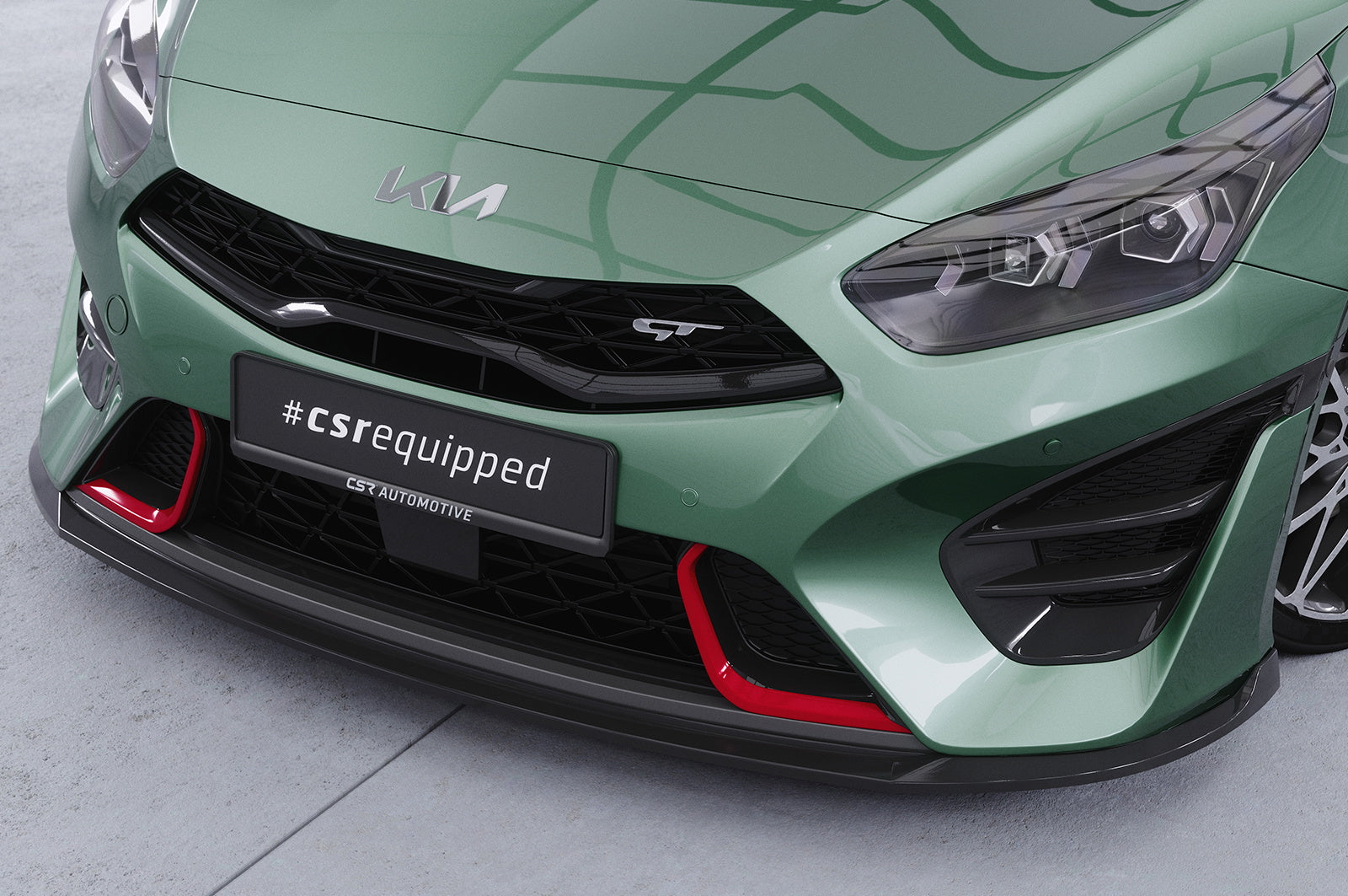 Eleron față Buză spoiler tip cupă cu ABE pentru Kia ProCeed (CD) GT CSL720