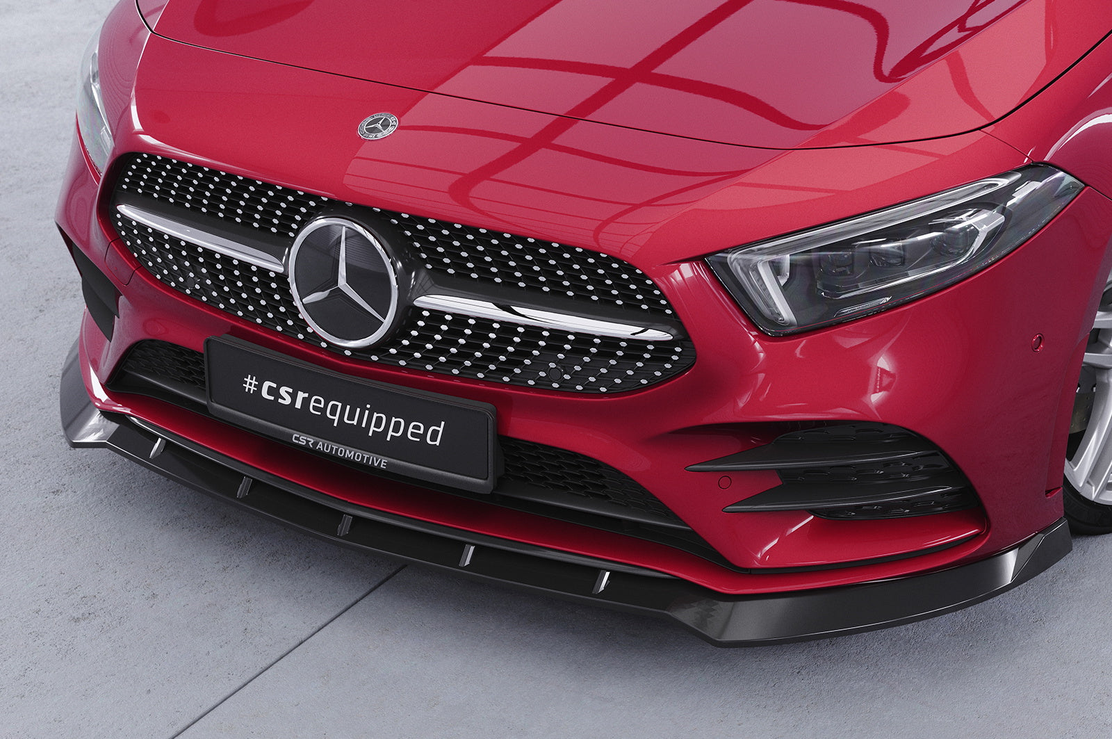 Eleron față Buză spoiler tip cupă cu ABE pentru Mercedes-Benz Clasa A 177 A35 AMG/AMG-Line CSL660