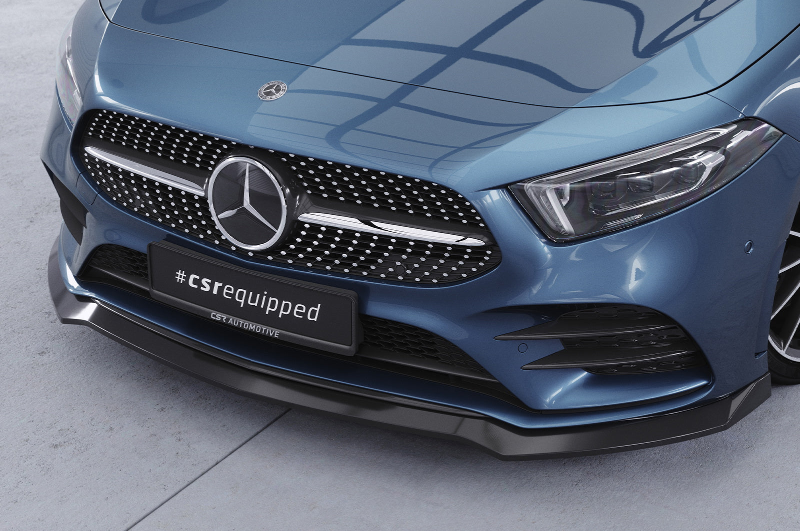 Eleron față Buză spoiler tip cupă cu ABE pentru Mercedes-Benz Clasa A 177 A35 AMG/AMG-Line CSL664
