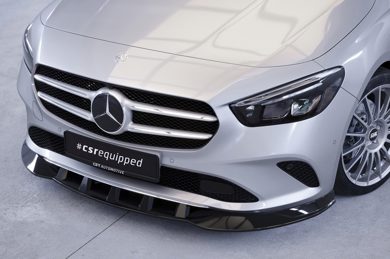 Eleron față Buză spoiler cupe cu ABE pentru Mercedes Benz Clasa B W247 CSL537