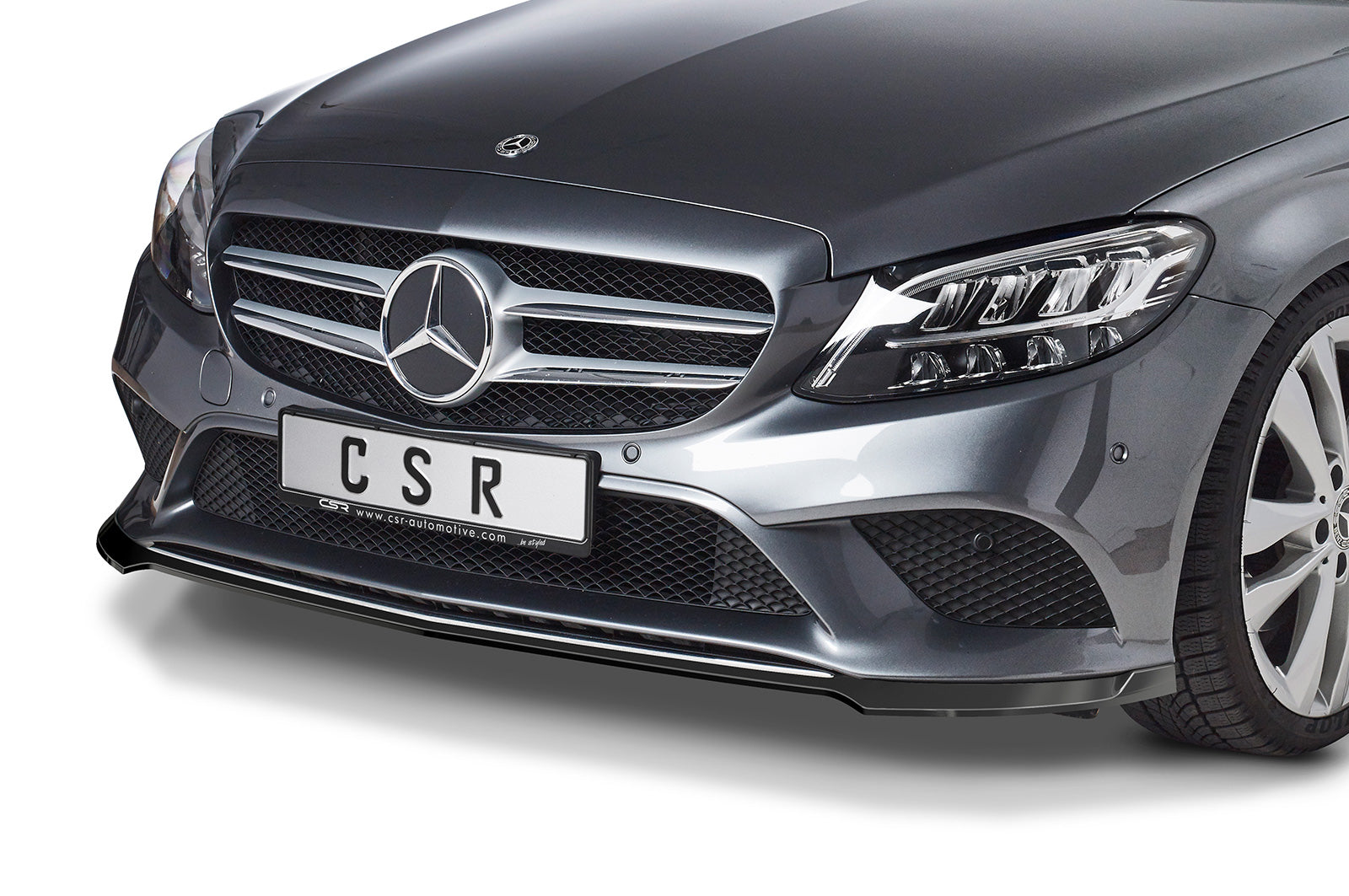 Eleron față Buză spoiler cupă cu ABE pentru Mercedes Benz Clasa C W205 CSL546